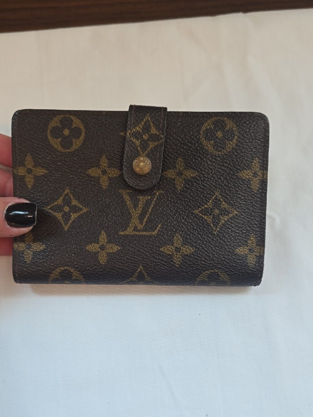 Louis Vuitton Monogram Compact Wallet in Brown and Gold - Picture 10 of 10